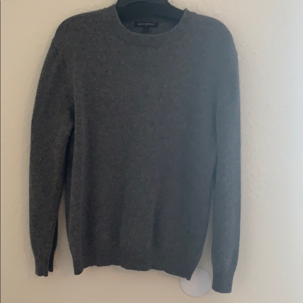 Banana republic large gray sweater
